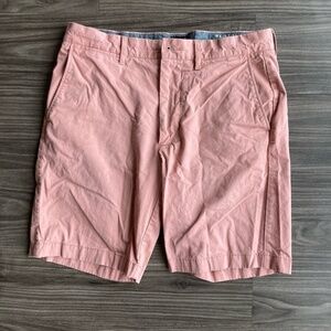 J Crew Men Stretch Chino Shorts Light Pink Salmon 9 inch
